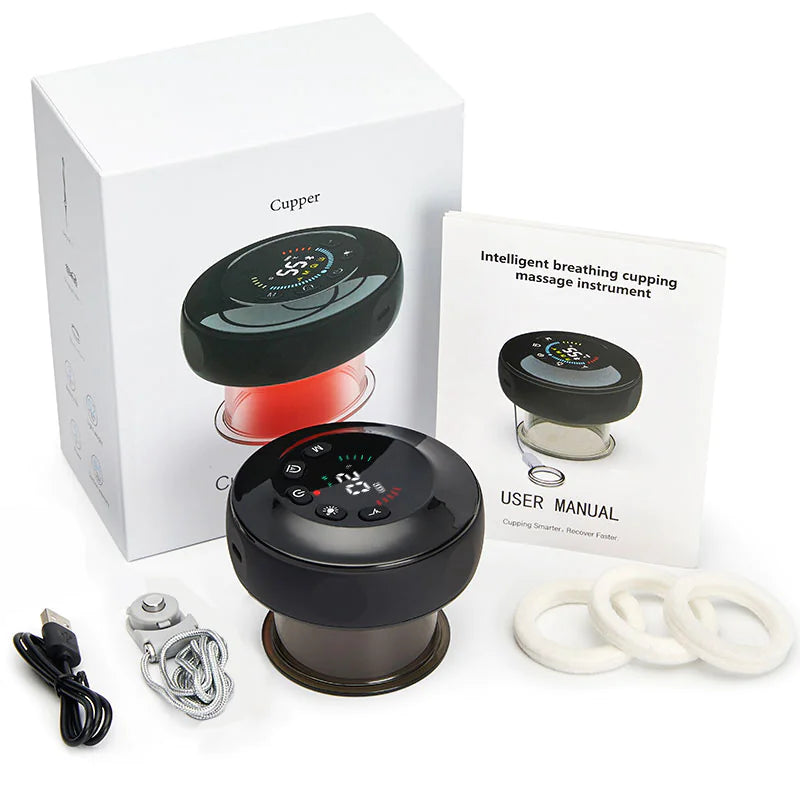 Stravenci Smart Cupping Therapy Device unboxing - included accessories